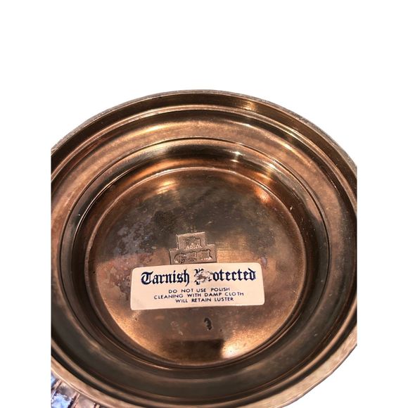 Vintage SILVER PLATED MONTEITH BOWL LION'S HEAD Japane Made - Picture 5 of 6